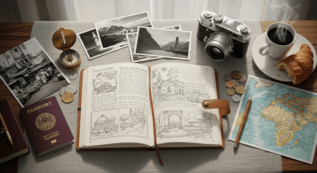 Carnets de Voyage : L'Art de Raconter et Préserver vos Aventures